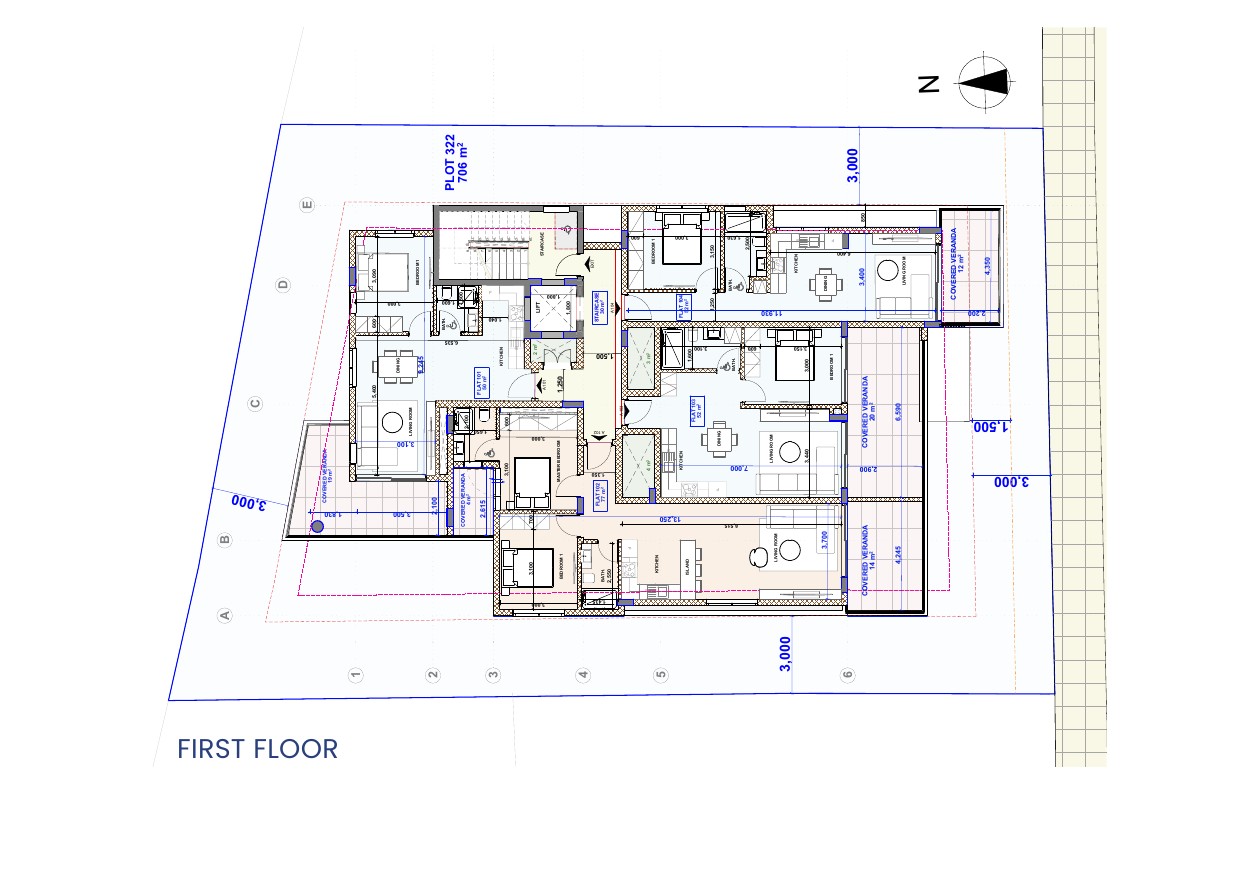 ABRAJ 130 - Unit 104 (1BR, 85.8 m2) — view 1